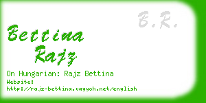 bettina rajz business card